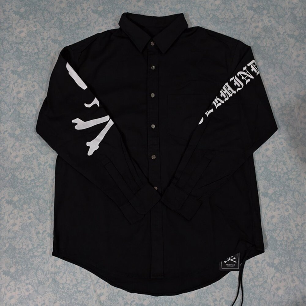 Mastermind Japan Black Long-Sleeved Shirt